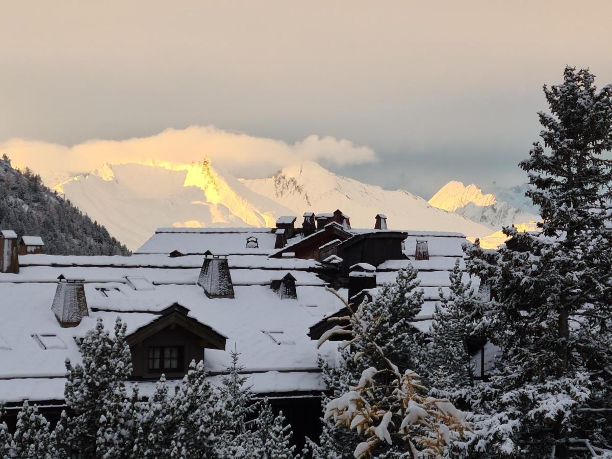 Arc 1950 Appartement De Standing Refuge Du Montagnard, Vue Incroyable Sur Le Montblanc, Skis Aux Pieds Acces Spa Et Piscine Les Arcs  Exterior foto